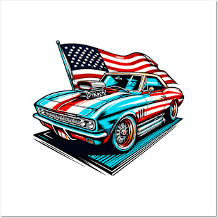 American car Posters and Art